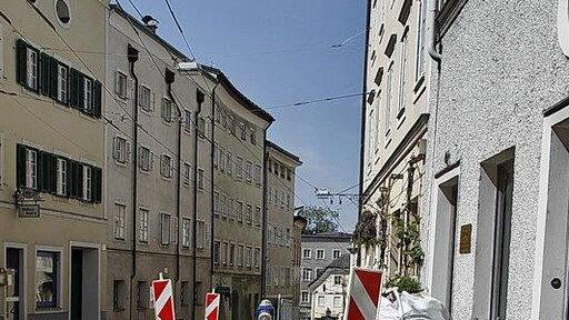 Baustelle Müllner Hauptstraße
