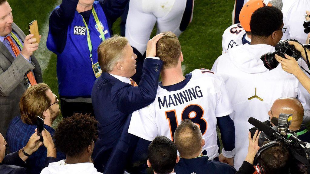 Denver Broncos feiern Sieg bei 50. Super Bowl