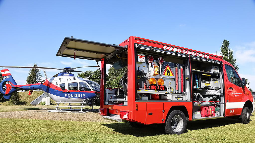 Tankfahrzeug Hubschrauber Salzburg