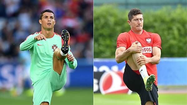 Ronaldo und Lewandowski sind die Aushängeschilder der Partie