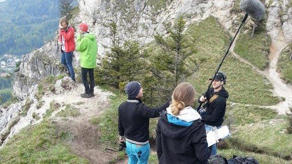 Dreharbeiten zu "Am Ende Weiß"