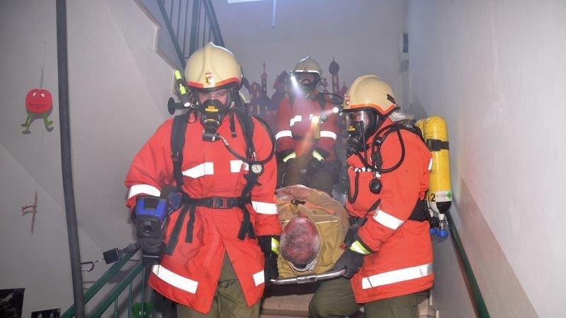 Feuerwehrübung in Grödig