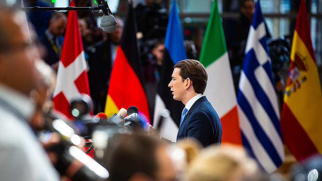 Sebastian Kurz beim EU-Gipfel in Brüssel
