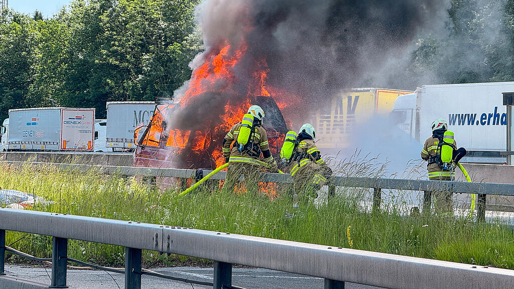 Fahrzeugbrand Walserberg
