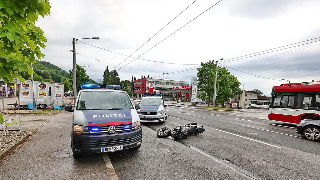 Motorradunfall Langwied