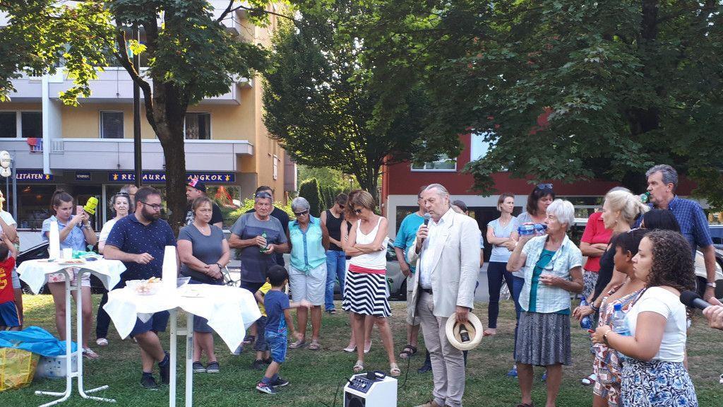Anrainerdiskussion in Schallmoos