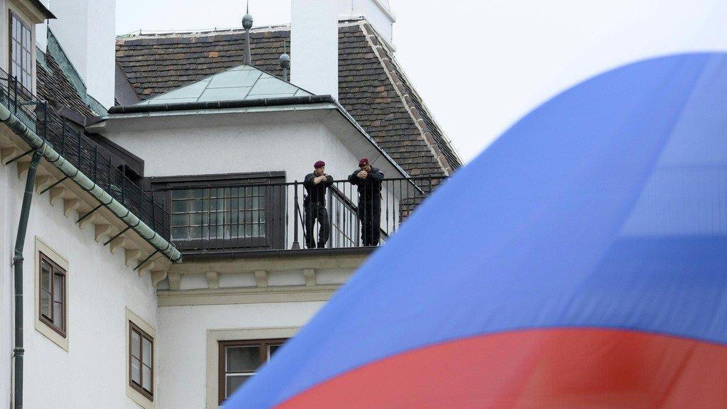Demonstration gegen Putin-Besuch in Wien
