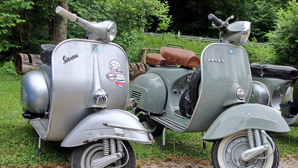 Vespa Treffen beim Latschenwirt