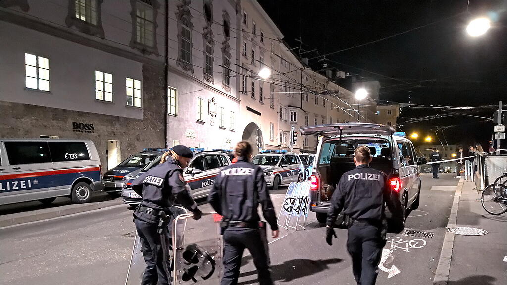 Einsatz Rudolfskai, Salzburg