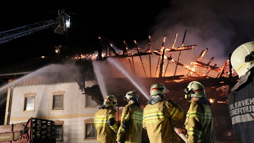 Alarmstufe 4: Großbrand in Seekirchen