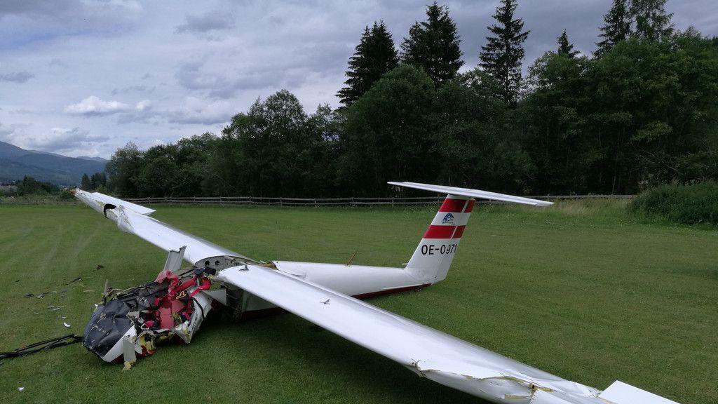 Segelflugzeug stürzt in Mauterndorf ab