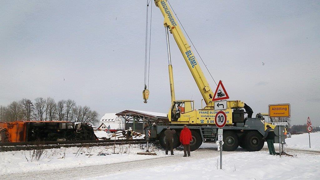 Lkw-Wrack geborgen