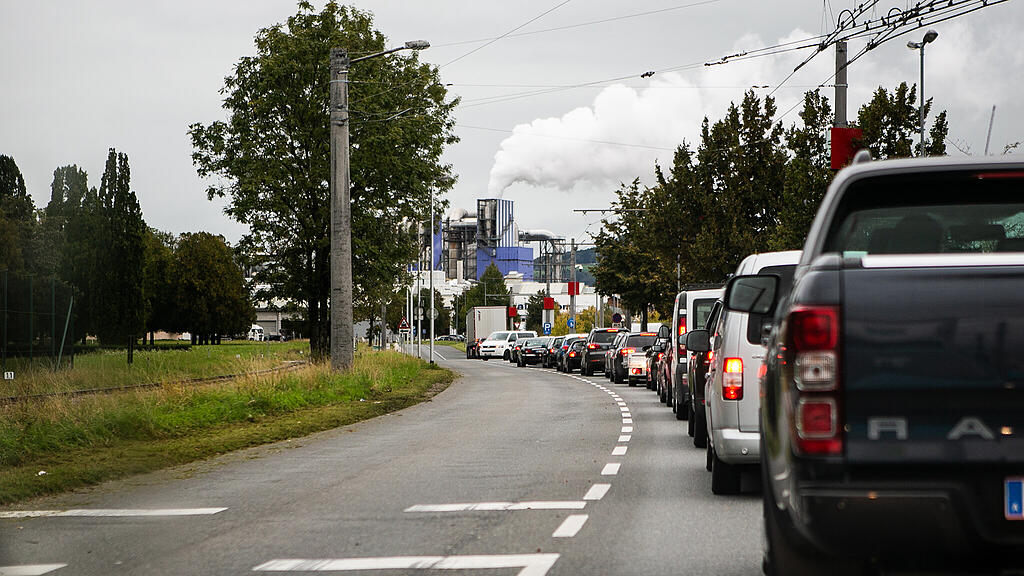 Viel Verkehr rund um den Europark.