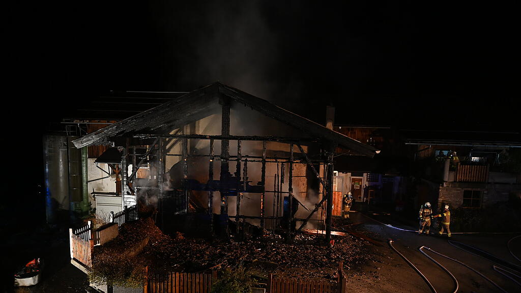 Großbrand Bauernhof Großarl