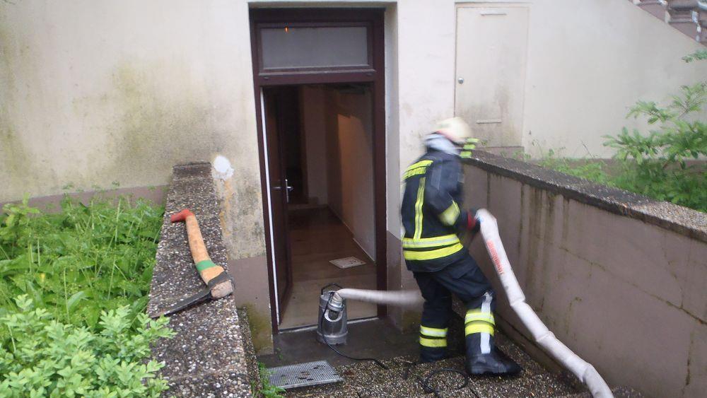 Überflutungen in Bad Ischl