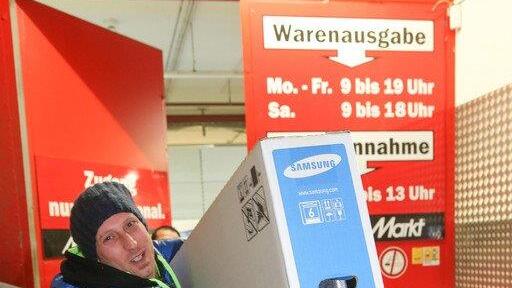 Ansturm auf Media Markt