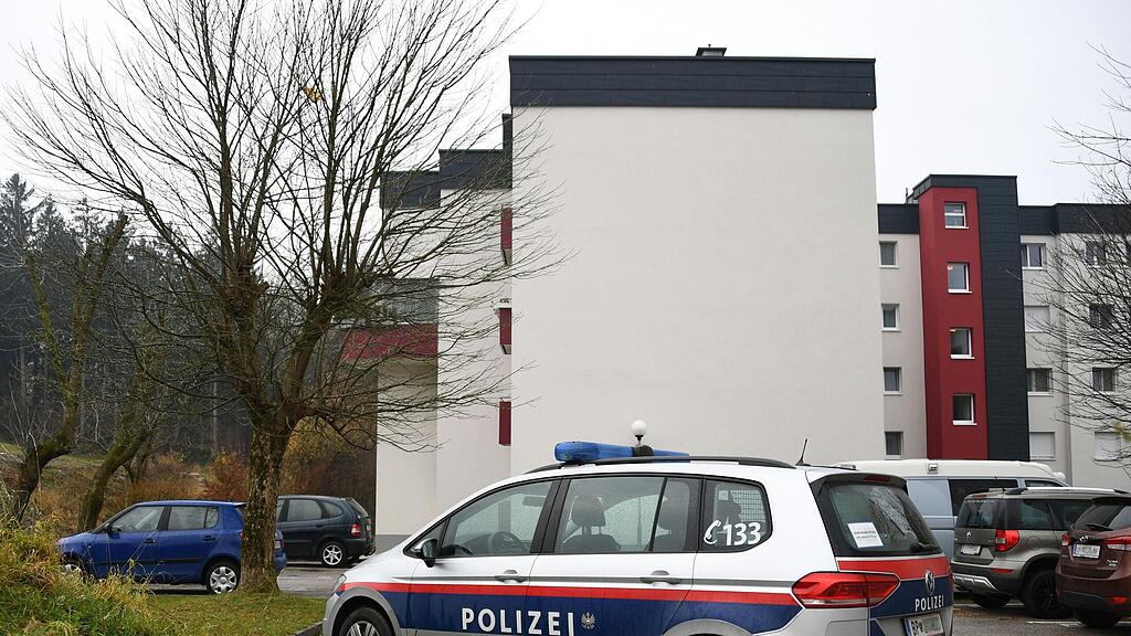 Schussabgabe in diesem Mehrparteienhaus in Niederösterreich.