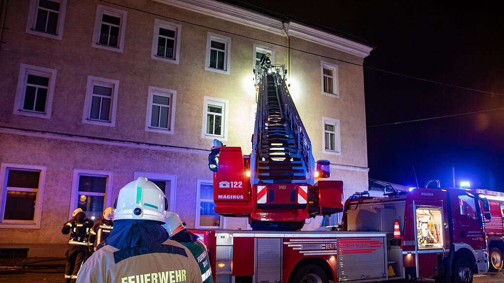 Keller-Brand in der Elisabethstraße