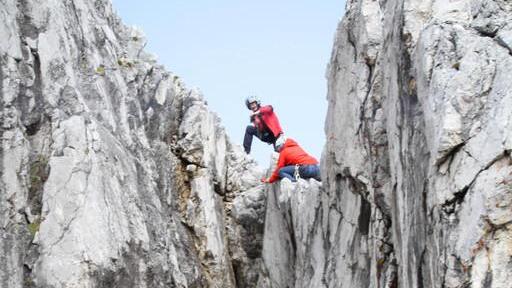 Einsatz auf der Bischofsmütze