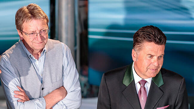 Karl Schnell (links) und Hans Mayr (rechts) scheiterten mit ihren Parteien bei der Landtagswahl an der fünf-Prozent-Marke.