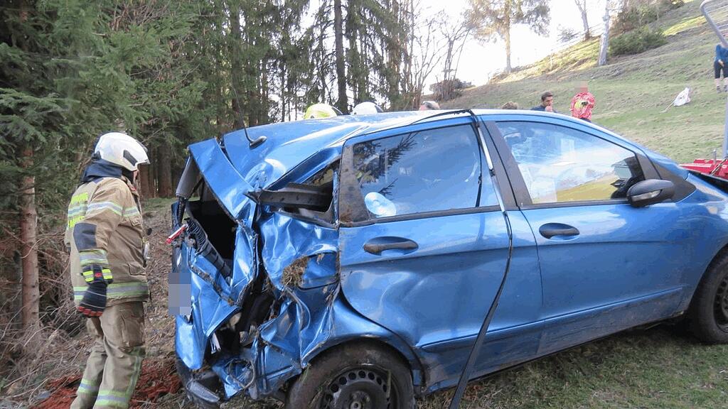 Auto-Absturz in Pfarrwerfen