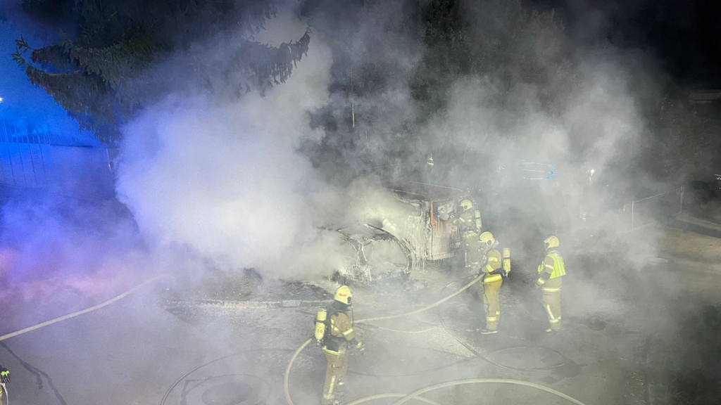 Pkw-Brand Eugendorf