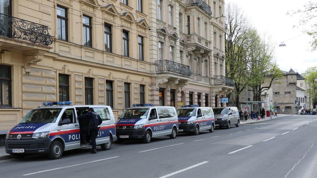 Salzburg vs. Lazio: Polizei fährt in Innenstadt auf