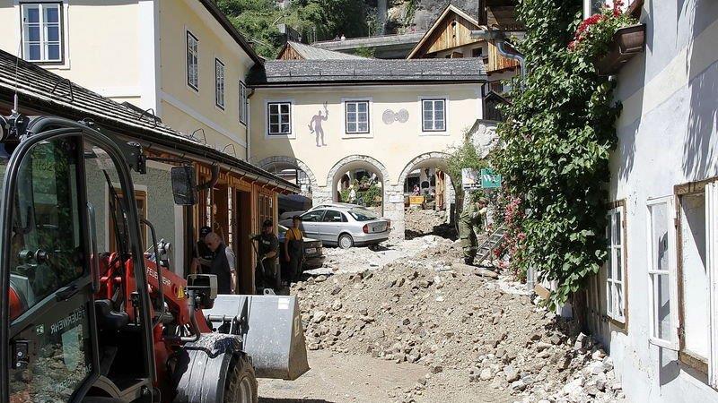 Mure verwüstet Hallstatt
