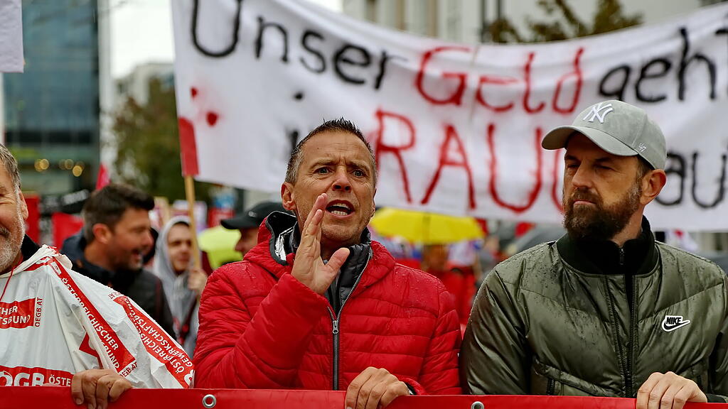 ÖGB-Anti-Teuerungs-Demo Salzburg