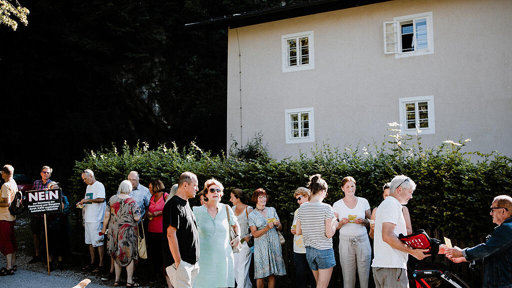 Protest gegen Ausbau der Altstadtgarage