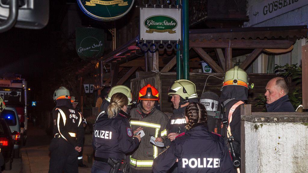 Brand in Gasthaus in Maxglan