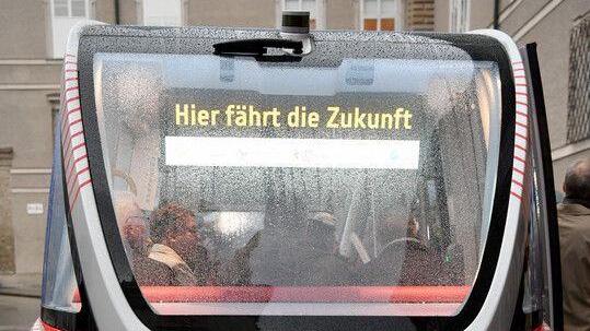 Selbstfahrender Bus wird in Salzburg präsentiert