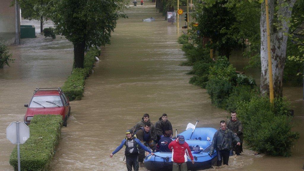 Unwetter am Balkan