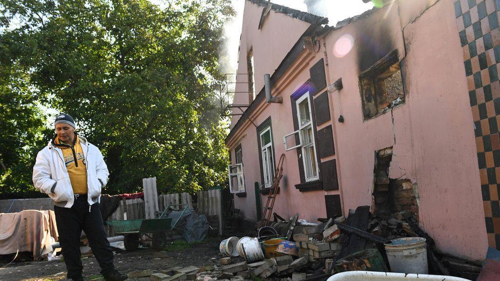 Bilder der Explosion