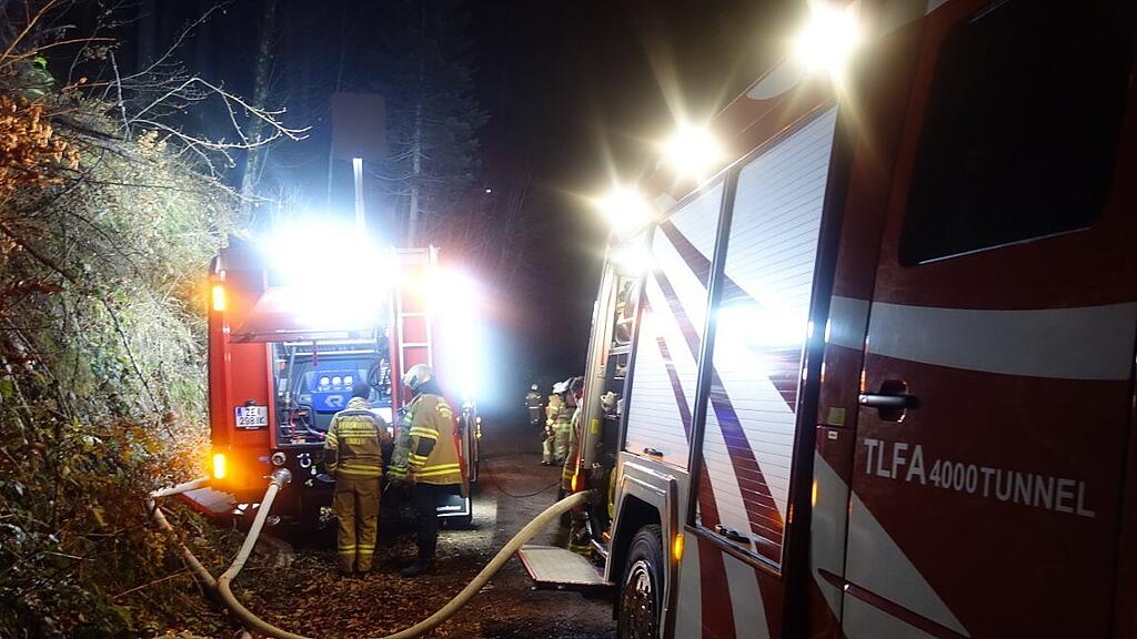 Waldbrand Unken