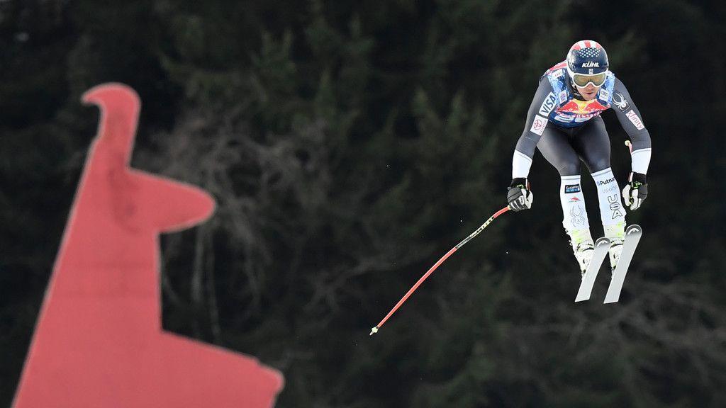 Abfahrtstraining in Kitzbühel