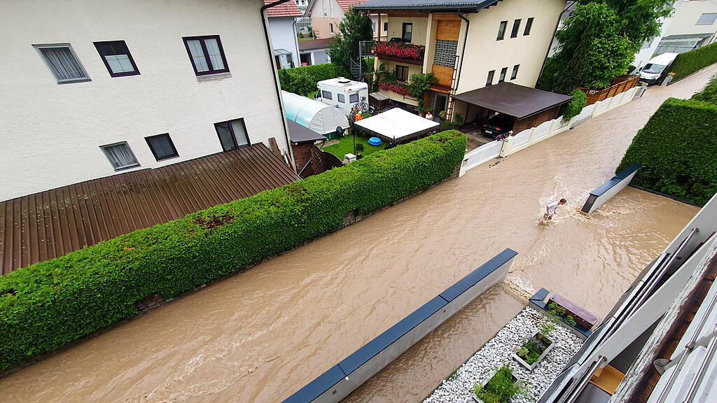 Überflutung Reitberg