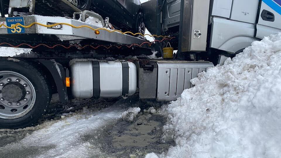 Lkw-Unfall in Mühlbach am Hochkönig