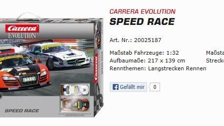 Mit S24.at dieses Carrera Evolution Speed Race-Set gewinnen.