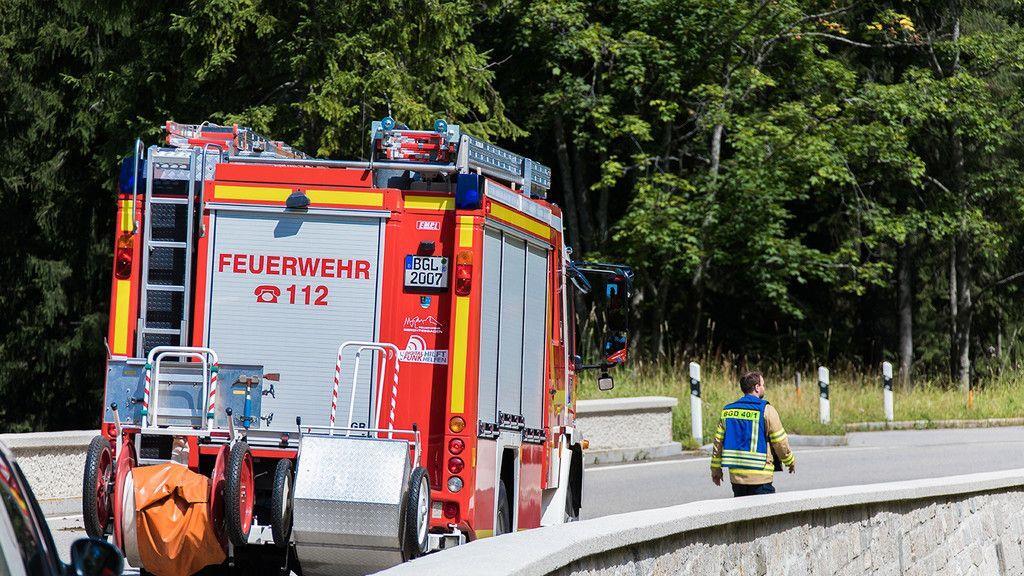 Schwerer Motorradunfall am Rossfeld