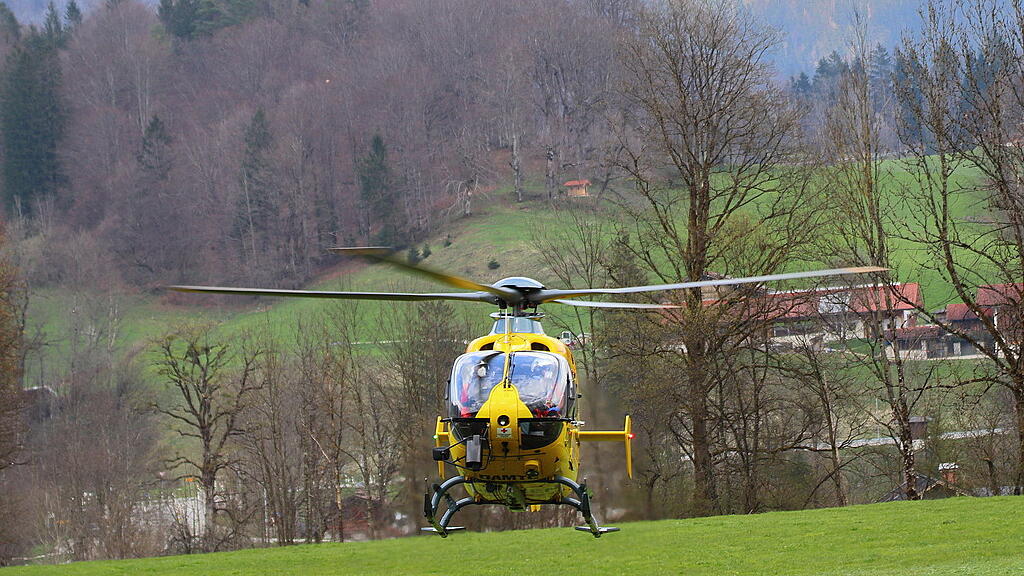 Unfall Motorrad auf B20 bei Bischofswiesen