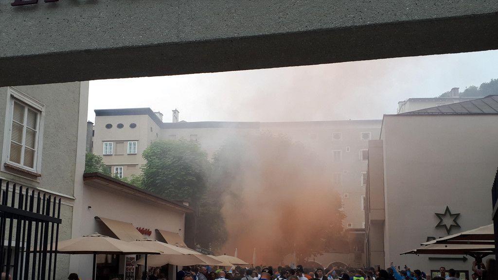EL-Spiel gegen Marseille: Stimmung in Salzburg
