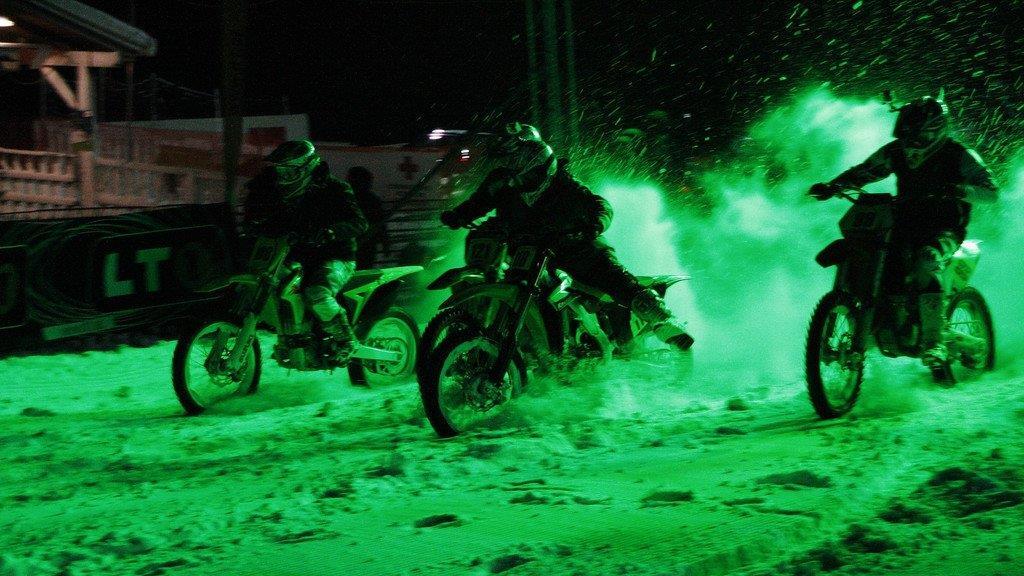 Snow Speedhill Race in Ried