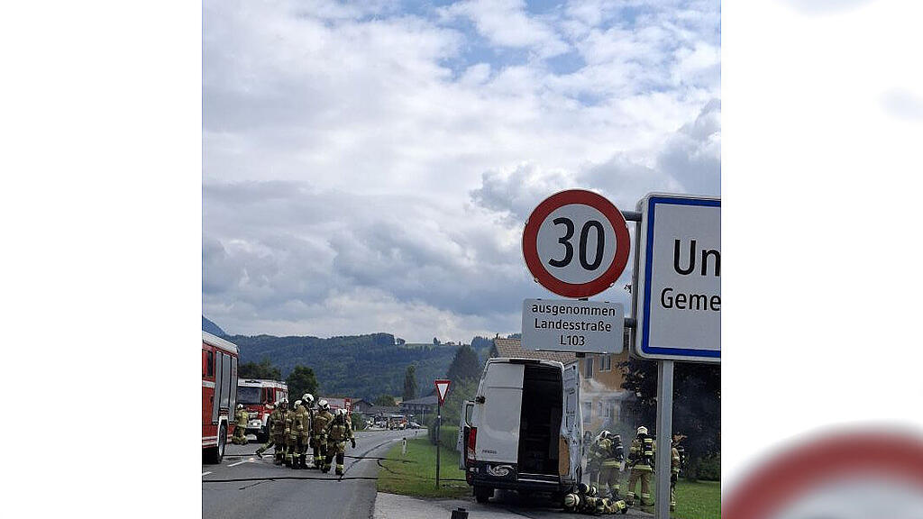 Fahrzeugbrand Thalgau