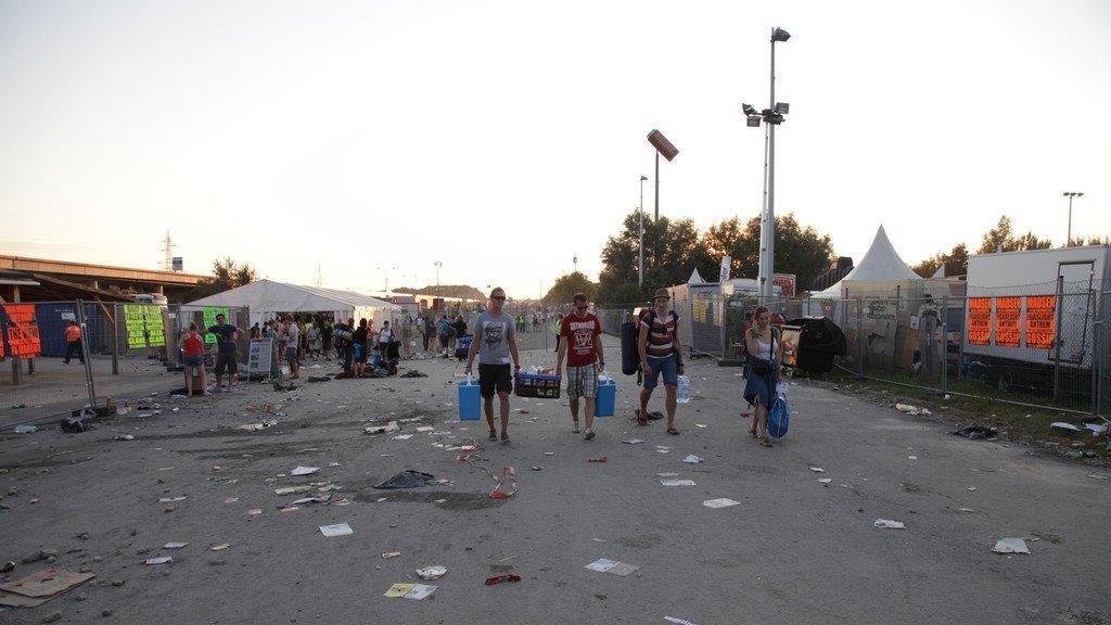 Frequency 2012: Stimmung am Campingplatz