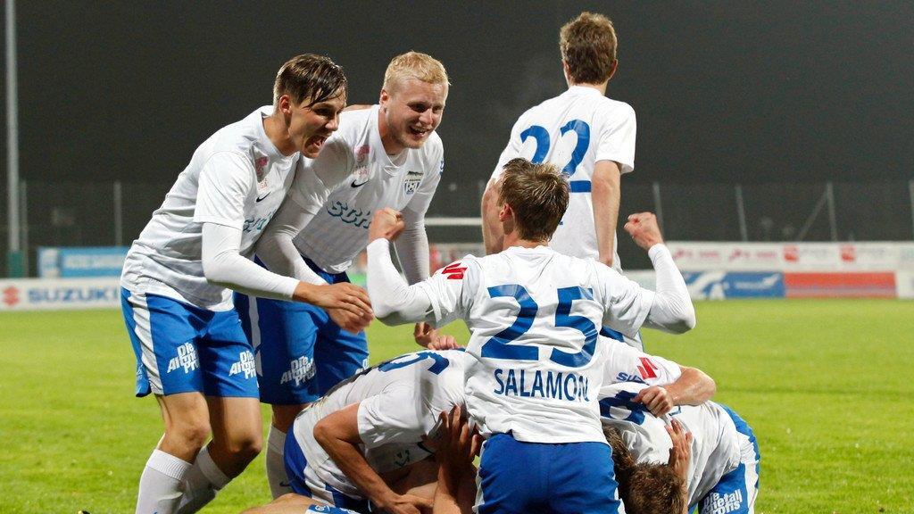 SV Grödig feiert Aufstieg