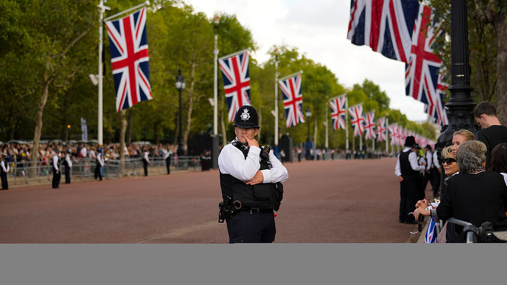 Trauerprozession Queen Elizabeth II.