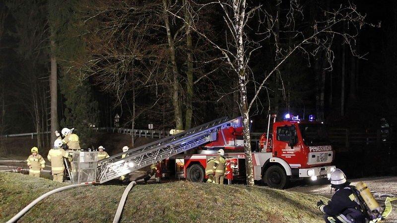Dachstuhlbrand in Großgmain