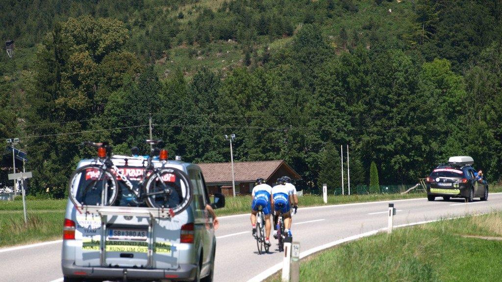 Race Around Austria: Ziel