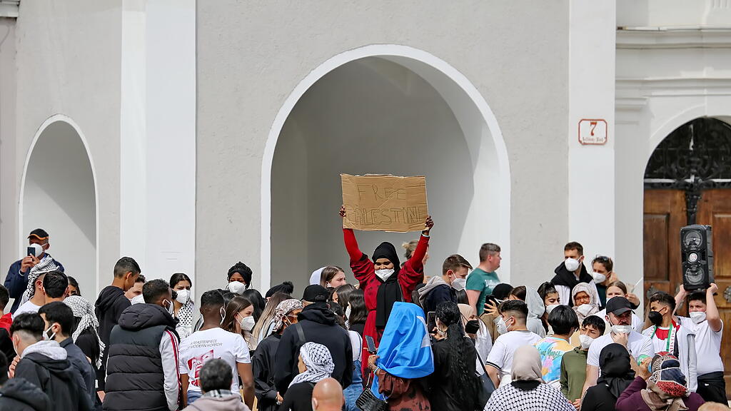 Palästina-Demo in Salzburg